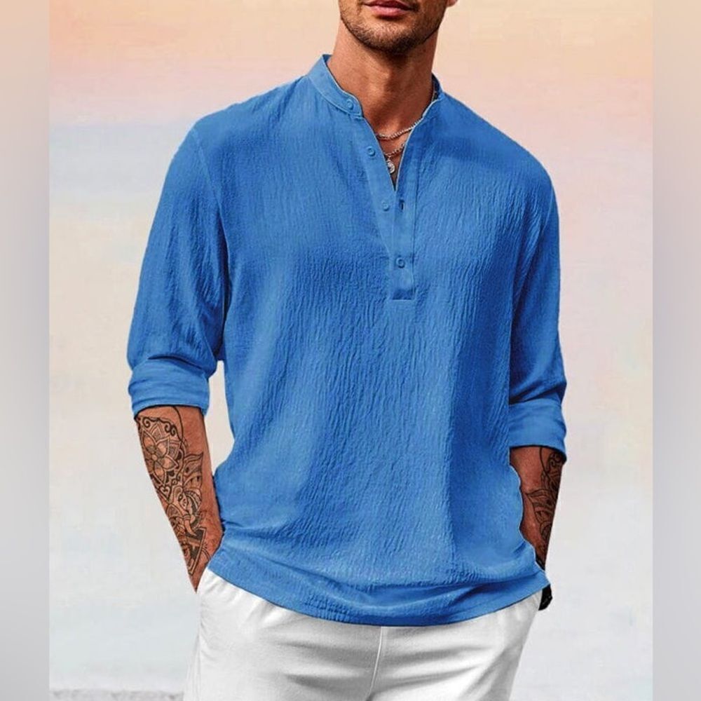 Coofandy Men’s Blue Shirt Size XL